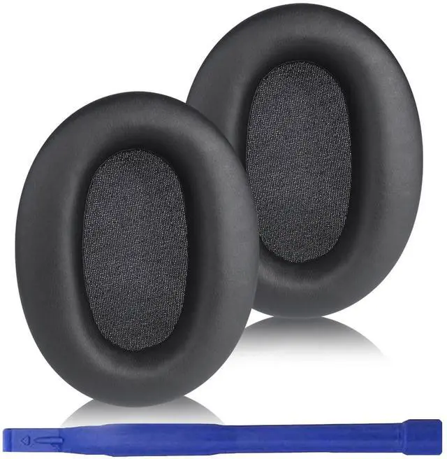 Main image of Replacement Ear Pads for Sony WH-CH720N, WH-CH710N - Black | Softer Protein Leather & High-Density Memory Foam Earpads for Sony Headphones