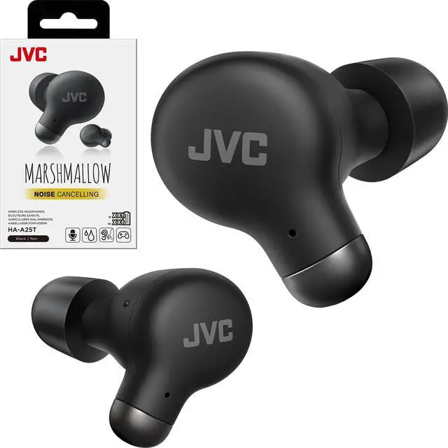 Main image of Active Noise Cancelling True Wireless Earbuds - Bluetooth 5.3 with ANC - Comfortable Fit with S/M/L Silicon & Memory Foam Earpieces - IPX4 Water Resistant - 28 Hrs Playback - Compact Charging Case