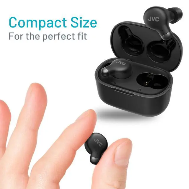 Alt view image 5 of 7 - Active Noise Cancelling True Wireless Earbuds - Bluetooth 5.3 with ANC - Comfortable Fit with S/M/L Silicon & Memory Foam Earpieces - IPX4 Water Resistant - 28 Hrs Playback - Compact Charging Case