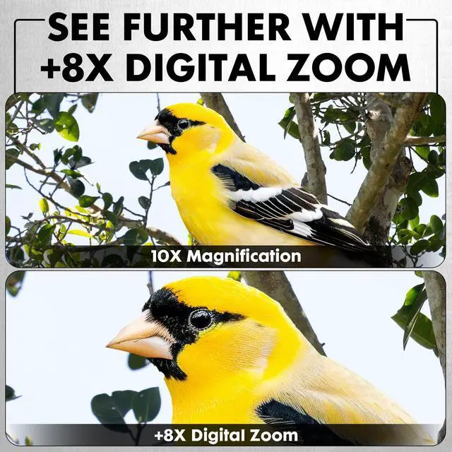 Alt view image 4 of 7 - MNDM10B 4K Video 10x25 Digital Night Vision Monocular Kit (Black) | Designed for sharp image quality with reliable performance for photography and creative shooting