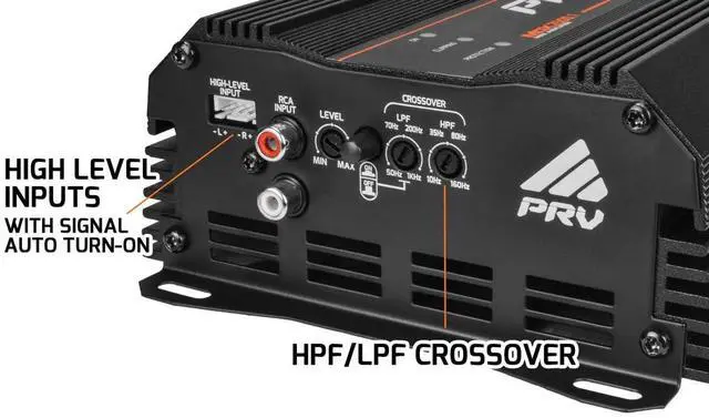 Alt view image 7 of 7 - MDX2500.1 1 Ohm Mini Car Audio Amplifier 1 Channel 2600 Watts RMS Ultra Compact Full Range Monoblock Class D Amp for Powersports, Motorcycles, ATV, for High Power Loudspeaker Systems