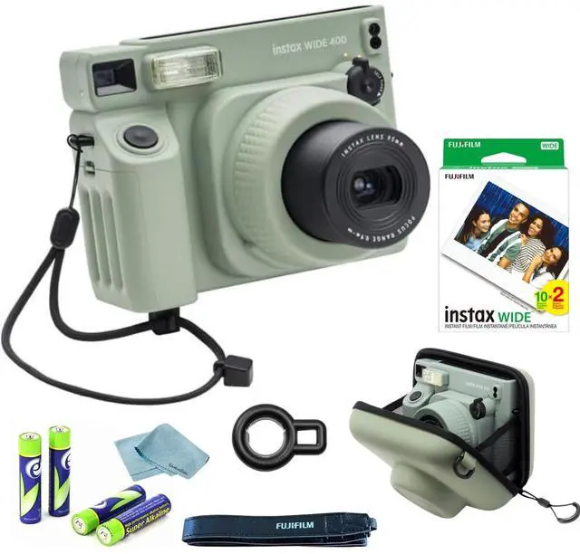 Main image of Instax Wide 400 Instant Camera Bundle - Includes Twin Pack Wide Frame Film, BluebirdSales Carrying Case, Cleaning Cloth, and 4 AA Batteries - Portable (Wide 400 Instant Camera)
