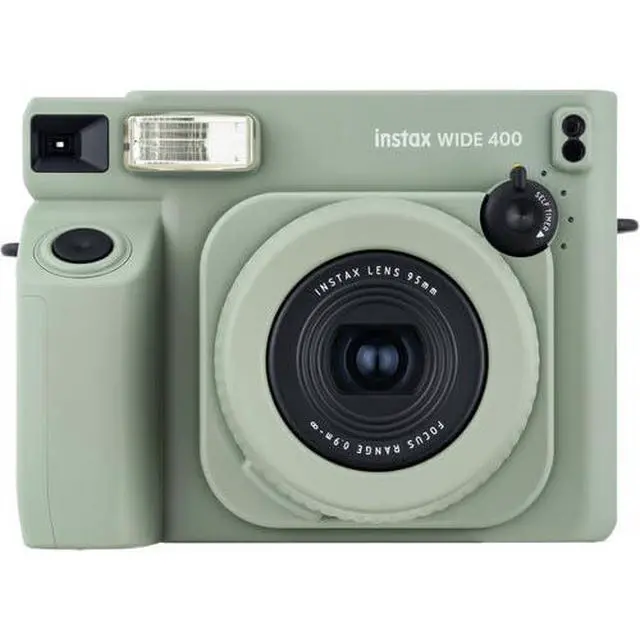 Alt view image 7 of 7 - Instax Wide 400 Instant Camera Bundle - Includes Twin Pack Wide Frame Film, BluebirdSales Carrying Case, Cleaning Cloth, and 4 AA Batteries - Portable (Wide 400 Instant Camera)