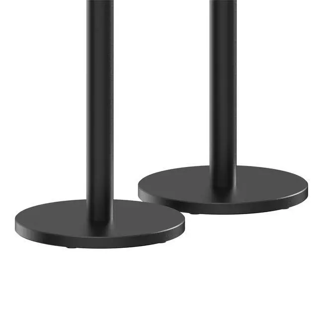 Alt view image 3 of 4 - Shockwafe Wireless 11.2.6 Speaker Stands (Set of 2) | Adjustable Height, Integrated Cable Management, Heavy Duty, For Shockwafe Wireless 11.2.6 Surround Soundbar System Surrounds