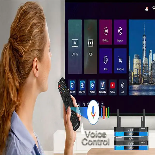 Alt view image 5 of 5 - Super Smart Box Voice Remote Control RC-200 Works for S6 Ultra S6 Max S6 Pro S5 Max S5 Pro