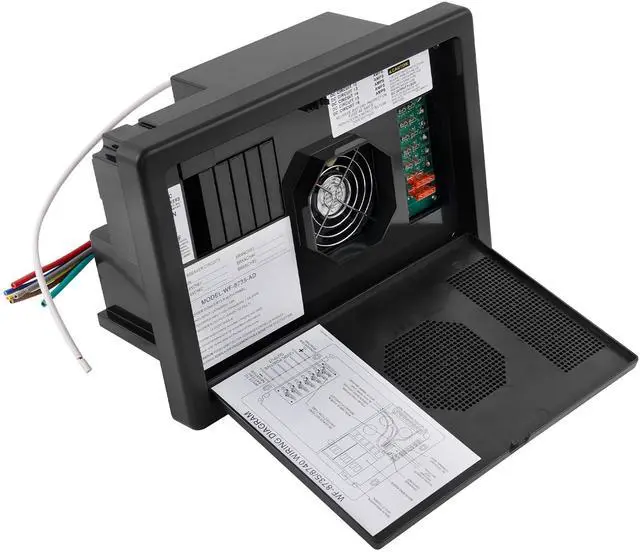 Main image of RV Power Converter 30 Amp, WF-8735-AD 12V Converter Charger with Auto Detect for Lithium & Lead Acid Batteries, 35A DC Output, 3-Stage Charging, for RV Camper Travel Trailer