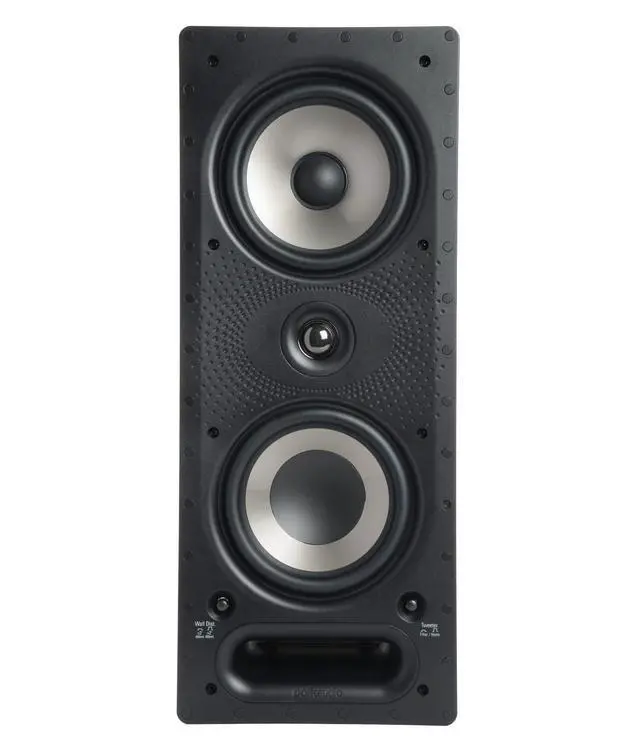 Alt view image 3 of 6 - 265-RT 3-way In-Wall Speaker, The Vanishing Series, Black