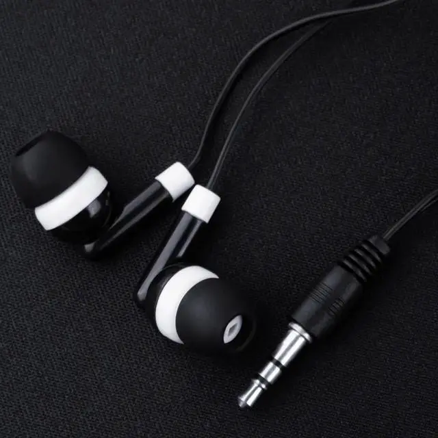 Alt view image 7 of 7 - Wholesale Bulk Earbuds Headphones 100 Pack Individually Bagged Earphones for Schools, Classroom, Students, Libraries, Hospitals, Museums