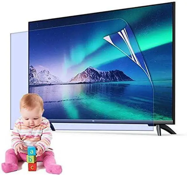 Main image of 55 Inch Anti Glare TV Film Blue Light Anti Scratch Film,55 TV Anti Glare Screen Protector TV Glare Stopper Matte Film