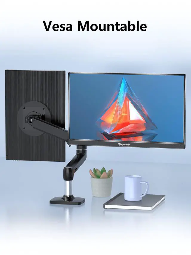 Alt view image 6 of 7 - 4K Portable Monitor, 16" 3840x2400 IPS Laptop Screen, 1500:1, 400 Nits Screen USB C HDMI Computer Gaming Display with Speakers & Smart Cover, Travel Monitor for PC Phone PS5/4 Xbox Switch