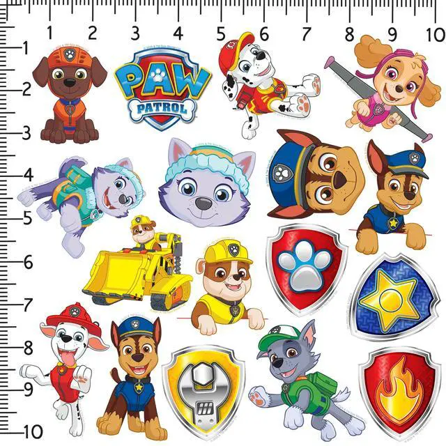 Alt view image 2 of 6 - PAW Patrol 50ct Vinyl L Deluxe Stickers Variety, Tablet, Indoor/Outdoor