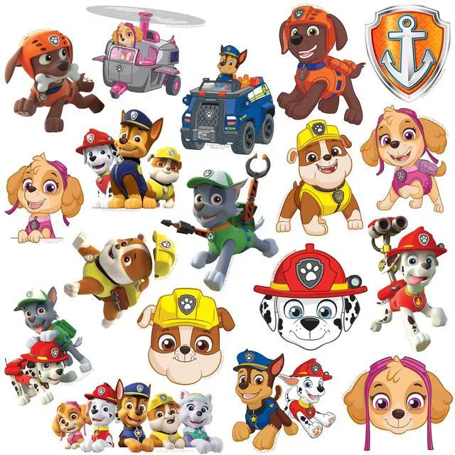 Alt view image 3 of 6 - PAW Patrol 50ct Vinyl L Deluxe Stickers Variety, Tablet, Indoor/Outdoor