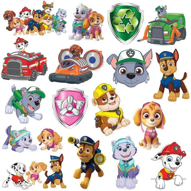 Alt view image 4 of 6 - PAW Patrol 50ct Vinyl L Deluxe Stickers Variety, Tablet, Indoor/Outdoor