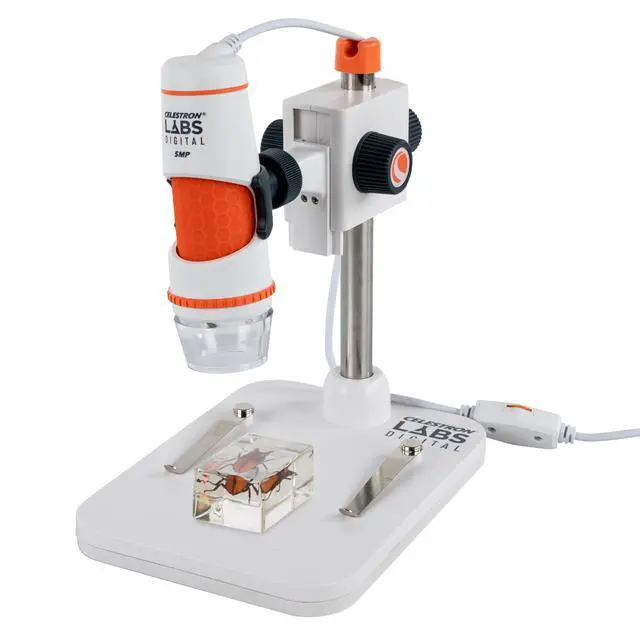 Main image of Labs 5MP Handheld Digital Microscope for Detailed Inspection | Up to 200x Magnification, High-Resolution 5MP Imaging, Capture Photos & Video, Adjustable LED Illumination, USB Powered