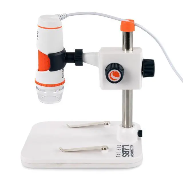 Alt view image 4 of 6 - Labs 5MP Handheld Digital Microscope for Detailed Inspection | Up to 200x Magnification, High-Resolution 5MP Imaging, Capture Photos & Video, Adjustable LED Illumination, USB Powered