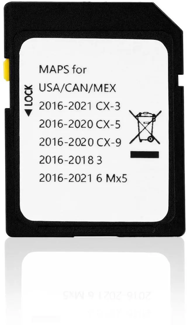 Main image of Navigation SD Card for Mazda CX-5/CX-9 2016-2020, Mazda 3 2014-2018 | for Mazda 6/CX-3/MX-5 2016-2024, Car GPS Navigation System for USA/Canada/Mexico