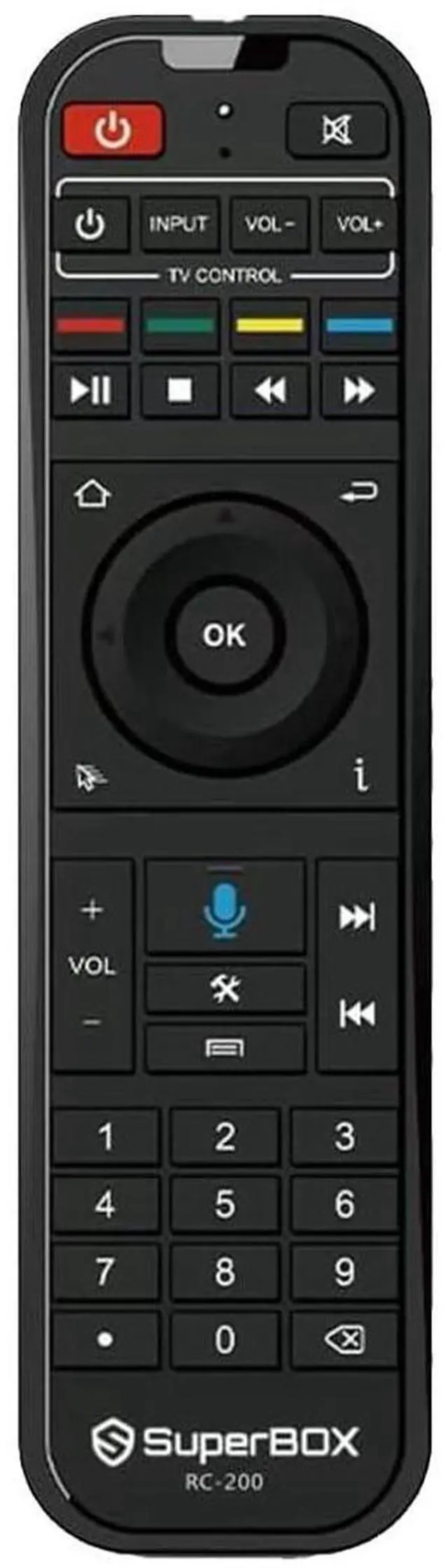Alt view image 2 of 5 - Super Smart Box Voice Remote Control RC-200 Works for S6 Ultra S6 Max S6 Pro S5 Max S5 Pro