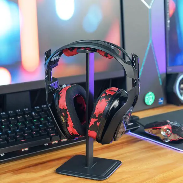 Alt view image 3 of 7 - Mod Kit A40 Cooling Gel Earpads + Headband Replacement Compatible with Astro A40 Gen 4 & A40 TR by Wicked Cushions | Enhanced Comfort, Cooling & Durability | Red Camo