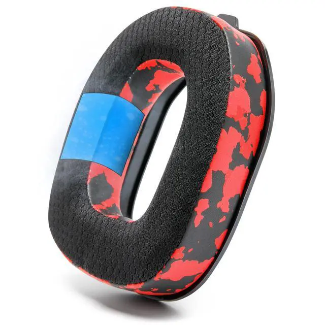 Alt view image 7 of 7 - Mod Kit A40 Cooling Gel Earpads + Headband Replacement Compatible with Astro A40 Gen 4 & A40 TR by Wicked Cushions | Enhanced Comfort, Cooling & Durability | Red Camo