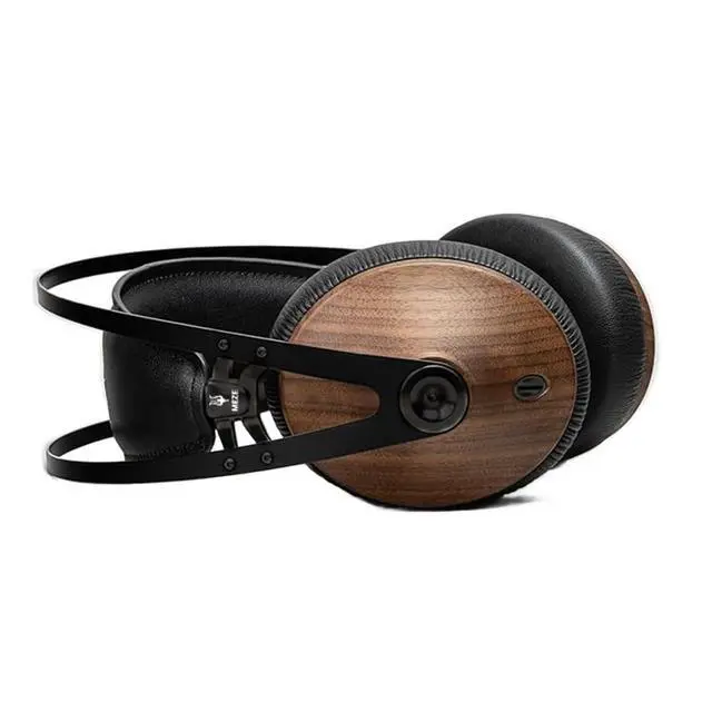 Alt view image 5 of 7 - Meze 99 Classics Wired Wooden Closed Back Over Ear Headphones with Microphone (Walnut/Black)