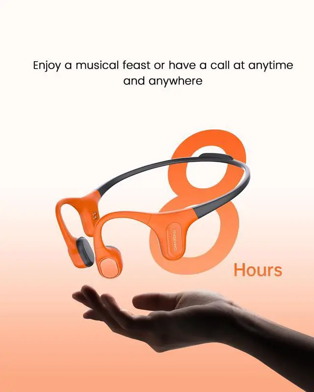 Alt view image 4 of 6 - Aerra IP67 Bone Conduction Open Ear Bluetooth Sports Headphones | Lightweight secure fit, mic for clear calls, IP67 sweatproof open-ear design, perfect for running, cycling, outdoor sports