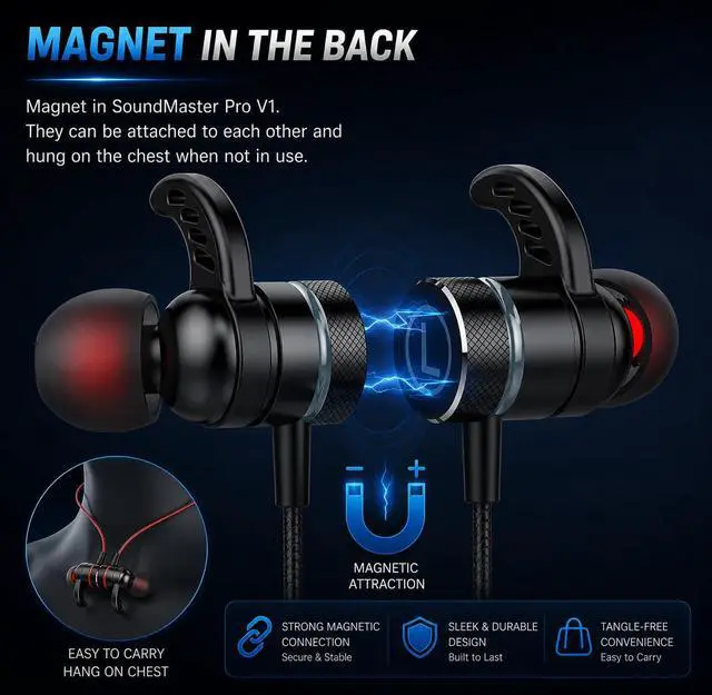 Alt view image 6 of 7 - SoundMaster Pro V1 - Gaming Earphones with Dual Audio Drivers,Battle Buds,in-Line Mic with Mute and Volume Control, Compatible with Xbox Series,Xbox One,PS5,PS4,Switch,Pc with 3.5mm Aux