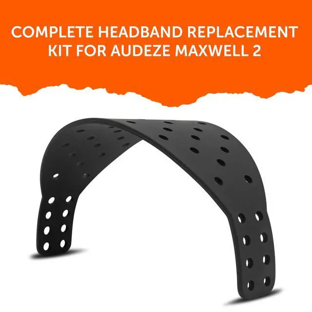 Alt view image 6 of 7 - Mod Kit Maxwell 2 - Earpads, Headband & Side Plates for Audeze Maxwell 2 | Made by Wicked Cushions | Extra Wide Silicone Headband, Magnetic Plates & Gel Earpads | For Maxwell 2 & 2ANC | Black