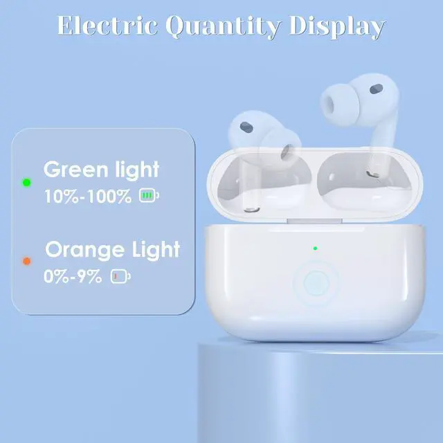 Alt view image 7 of 7 - Wireless Charging Replacement for AirPod Pro 3 Charging Case with USB-C Port, Only Compatible with Air Pods Pro 3rd Charging Case with Bluetooth Touch Sensing, no Airpod