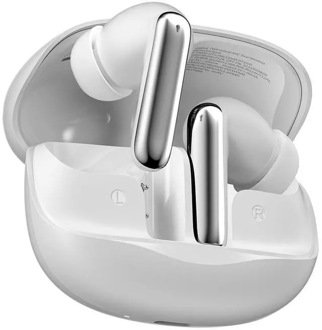 Main image of Hybrid Active Noise Cancelling Wireless Earbuds, 6 Mics AI Clear Calls, 12mm Drivers Deep Bass Stereo Sound, 30H Playtime, True Wireless Earbuds, Bluetooth 5.4 Ear Buds, Comfort Fit (White)