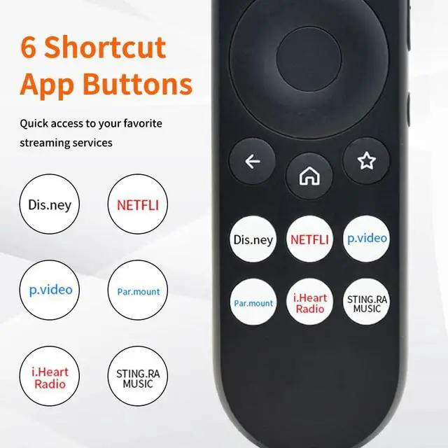 Alt view image 4 of 7 - XRT290 / WRT290 Voice Remote Control Replacement for ONN Powered | by Vizio Mini LED Quantum 4K Smart TVs. Compatible with 2026 Vizio V/M/P/OLED Series Smart TVs Model