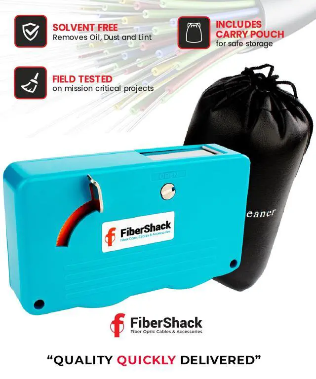 Alt view image 3 of 7 - Fiber Optic Cleaning Box. 1.25mm LC Fiber Cleaner & 2.5mm SC Optical Cables and Port Cleaner - 500+ use Optical Connector Cleaning Tool is a crucial Addition to your Kit