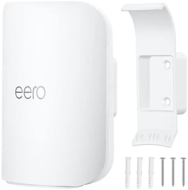 Main image of Wall Mount Bracket for eero Pro 7, Router Bracket Holder, No Messy Wires, Space Saving, Easy Installation, Wall Stand Bracket Only Compatible with eero Pro 71 Pack