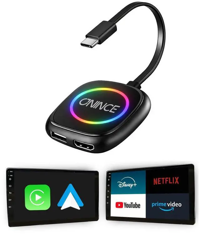 Main image of CarPlay Ai Box 2026 Upgrade - Magic Box 3.0 for Wired CarPlay Cars | Unlock Android Auto on Your Motorcycle & Car | USB PORT Wired Android Auto & phone Charge Support
