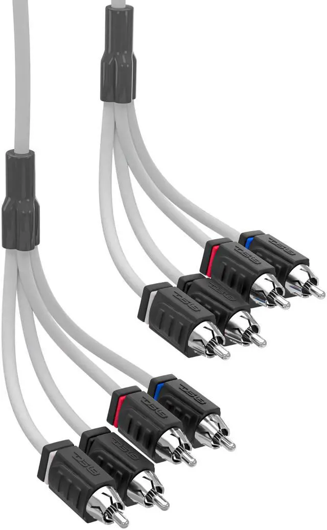 Alt view image 3 of 7 - MOFCR-6FT.4CH 4 Channels OFC Marine RCA Audio Stereo Cable - 6 Feet