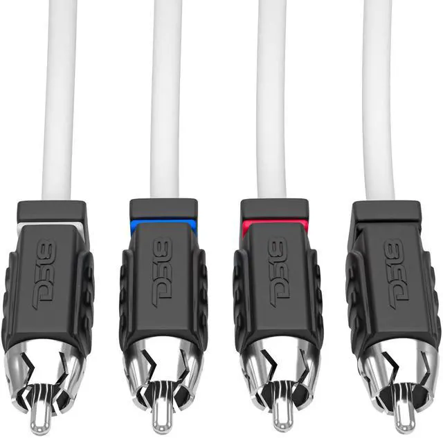 Alt view image 4 of 7 - MOFCR-6FT.4CH 4 Channels OFC Marine RCA Audio Stereo Cable - 6 Feet