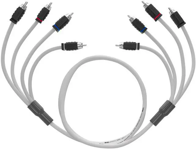 Alt view image 5 of 7 - MOFCR-6FT.4CH 4 Channels OFC Marine RCA Audio Stereo Cable - 6 Feet