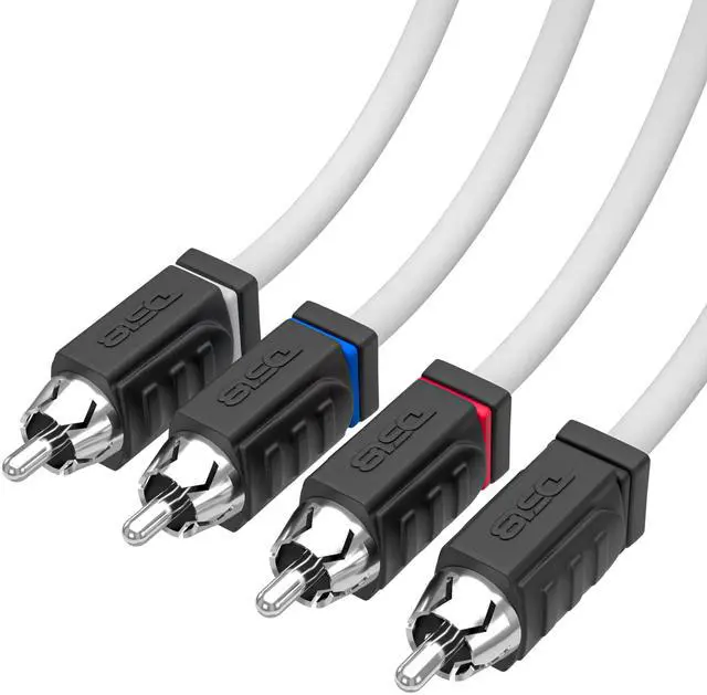Alt view image 7 of 7 - MOFCR-6FT.4CH 4 Channels OFC Marine RCA Audio Stereo Cable - 6 Feet