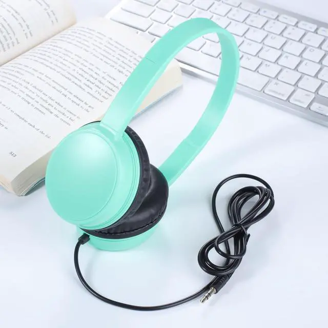 Alt view image 6 of 7 - 2 Pack Kids Headphones for School Classroom Students, Class Set On Ear Comfy Wired Headset for Children Boys Girls Teens Toddler, Stereo Sound 3.5mm Jack for Online Learning Airplane (GS30,2Mixed)