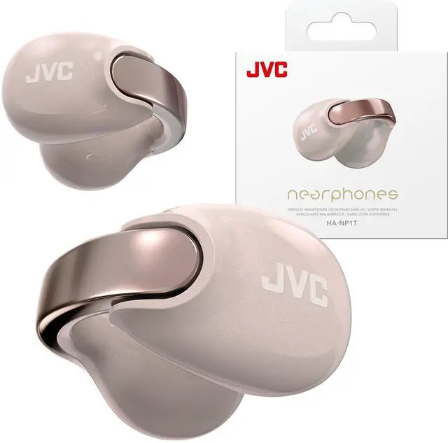 Main image of Nearphones Pearl Edition - Earcuff True Wireless Earbuds with Shiny Arch, Comfortable fit, Multipoint Connection, Bluetooth 5.3, 24H Battery Life - HANP1T-PN (Sand Peach)