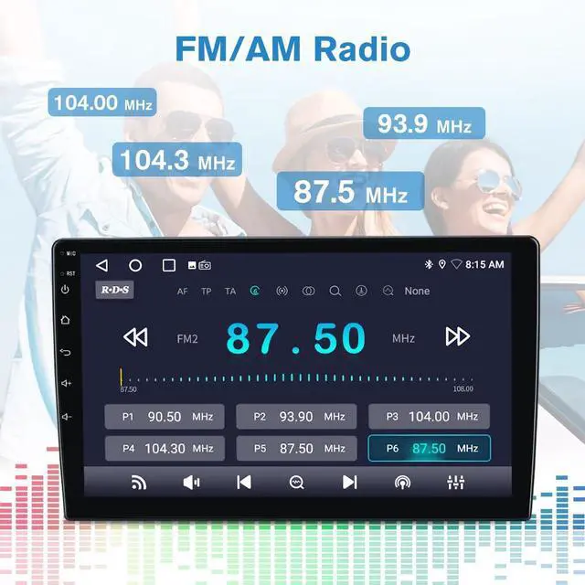 Alt view image 6 of 7 - Android Car Radio for Chevy Silverado 1500 GMC Sierra 2007-2013 | Chevy Tahoe, GMC Acadia, 2007-2013Touch Screen, CarPlay Android Auto, WiFi, GPS, Bluetooth FM AM SWC