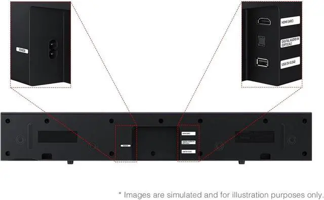 Alt view image 2 of 7 - S-Series HW-400F 2.0ch with Built-in Woofer, Voice Enhance & Night Mode, Surround Sound Expansion, Adaptive Sound, Movie & Gaming