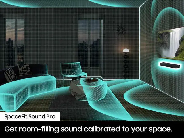 Alt view image 5 of 7 - S-Series HW-400F 2.0ch with Built-in Woofer, Voice Enhance & Night Mode, Surround Sound Expansion, Adaptive Sound, Movie & Gaming