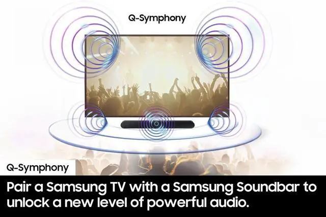 Alt view image 6 of 7 - S-Series HW-400F 2.0ch with Built-in Woofer, Voice Enhance & Night Mode, Surround Sound Expansion, Adaptive Sound, Movie & Gaming