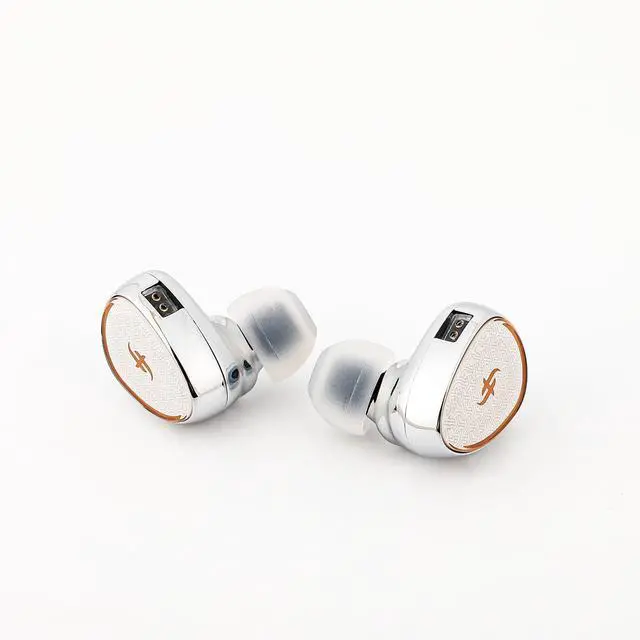 Alt view image 4 of 6 - SIMGOT EA1000 Fermat 10mm Dynamic Driver IEM & Gaming Earbuds, 2Pin | With SDPGD Purple-gold Diaphragm, Polished Metal Shell, Detachable Tuning Nozzles, Silver-Plated Cable For Audiophiles Gamers