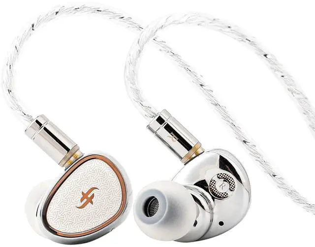 Main image of SIMGOT EA1000 Fermat 10mm Dynamic Driver IEM & Gaming Earbuds, 2Pin | With SDPGD Purple-gold Diaphragm, Polished Metal Shell, Detachable Tuning Nozzles, Silver-Plated Cable For Audiophiles Gamers