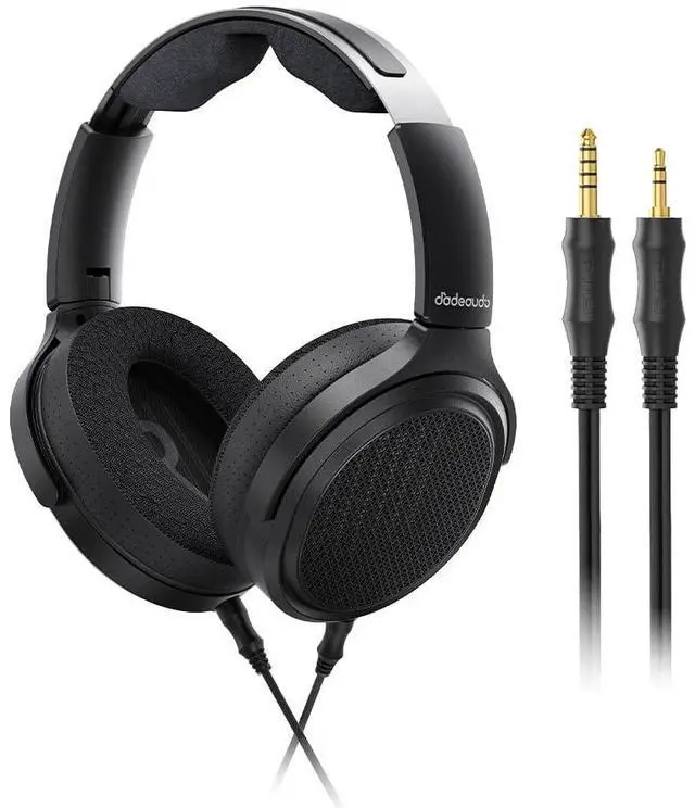 Main image of JT7 Over-Ear Planar Magnetic Headphones, 95x86mm Planar Driver, 3µm Ultra-Thin Diaphragm, Foldable Lightweight Design, Detachable 4.4mm/3.5mm Cable for Audiophiles (Black)