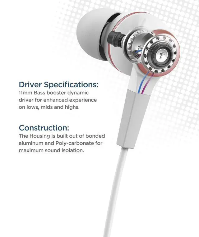 Alt view image 2 of 6 - iPhone Earphones (Apple MFi Certified) V120 in Ear Wired Lightning Earbuds (Sweat/Water Resistant) Headphones with Mic/Volume Remote for iPhone 12/13/14 Pro Max - Rose Gold