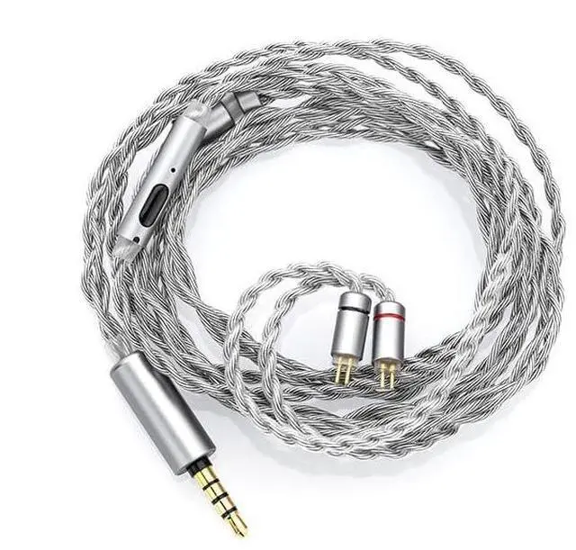 Alt view image 2 of 7 - MC2 Microphone Upgrade Cable 3.5mm 0.78mm 2pin Earphone Upgrade Cable