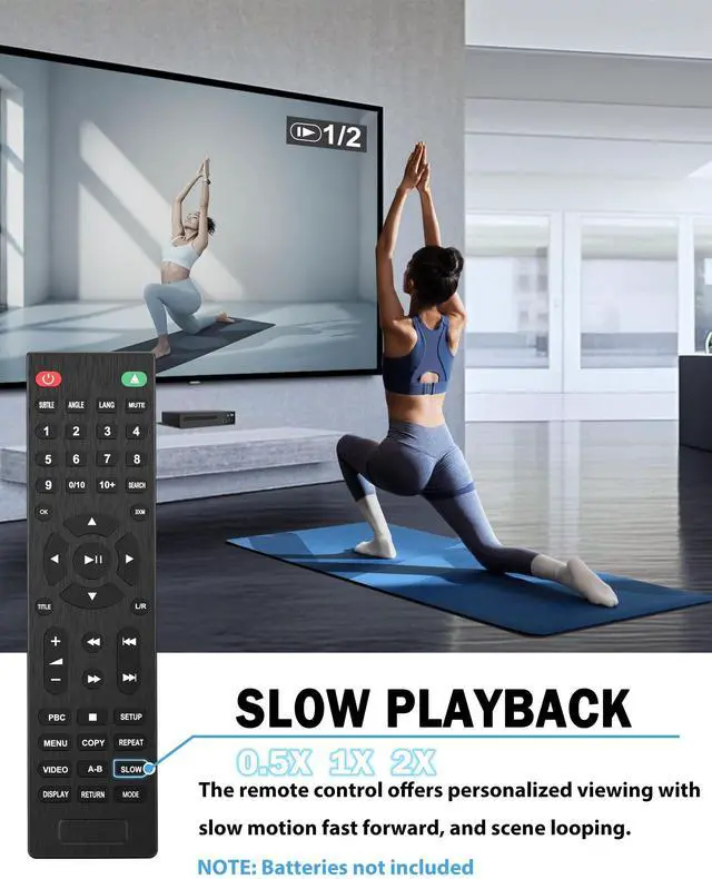 Alt view image 7 of 7 - DVD Players for TV with HDMI, Region Free, 1080P, USB, RCA Cable, Remote | Region-free DVD player with HDMI/RCA cables,USB,remote, PAL/NTSC,compatible with smart TVs and projectors