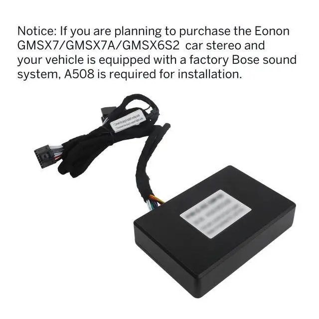 Alt view image 2 of 5 - A508 for GMSX7A/GMSX6S2 Car Stereo | for GMSX7A/GMSX6S2 Car Stereo,Compatible with Chevrolet/GMC car Radio